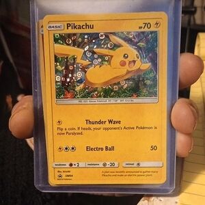 Pikachu Pokémon Card 2016 Sun & Moon Black Star Promo Holo